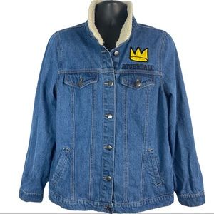 Riverdale Jughead Jones Wuz Here Sherpa Jacket Size XL